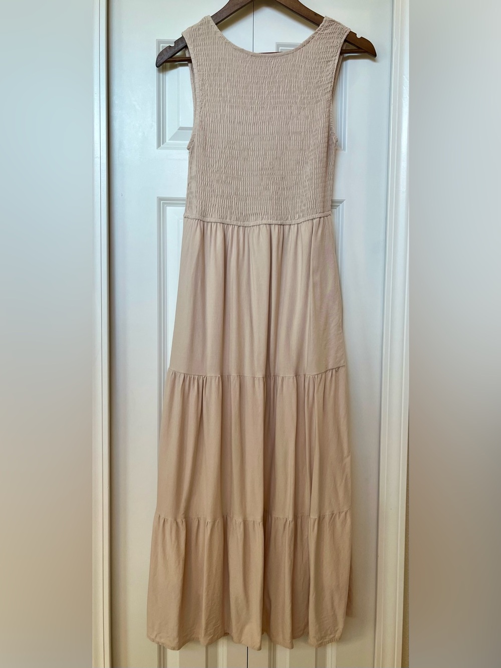 Zesica women’s Sleeveless Tiered Maxi Dress